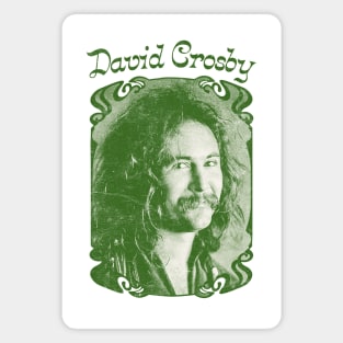 David Crosby // Vintage Style Retro Fan Art Magnet